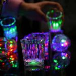 Mey İthalat® Renkli Led Parlayan Fiber Optik Glow Işıklı Bardak 5,5 x 5,5 cm 1 Adet - Görsel 4