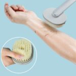 BUFFER®  Duş Jeli Hazneli Uzun Saplı Banyo Sırt Fırçası - Görsel 3