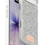 Mey İthalat®   iPhone 17 Air Bright Simli Kapak - Beyaz