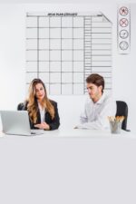 BUFFER® Aylık Planlayıcı Manyetik Duvar Stickerı Takvim Plan Çizelgesi - Görsel 6