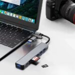 BUFFER® 8 in 1 Usb Çevirici Notebook Macbook Type-C Uyumlu Görüntü Aktarıcı Hub - Görsel 5