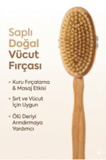 Saplı Doğal Vücut Fırçası – Sırt İçin Uzun Saplı