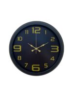 Prime Black 40 cm Metal Modern Tasarım Duvar Saati - Görsel 4