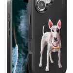 Mey İthalat®  iPhone 16 Perma Desenli Kapak - Siyah