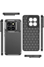 Mey İthalat®   Mi 14T Pro Kılıf Auto Focus Karbon Kapak - Siyah - Görsel 3