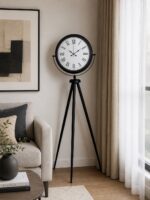 Black Elegance Tripod Ayaklı Saat