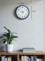 36 Cm Lacivert Standart Duvar Saati - Görsel 3