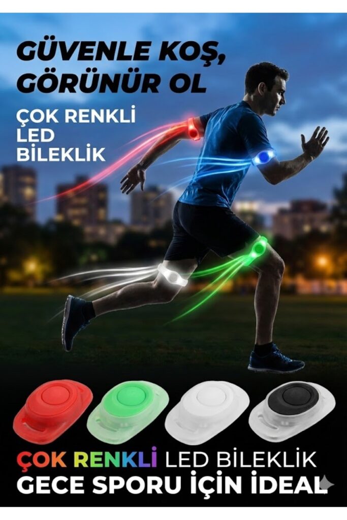 Gece Koşu Bilekliği: Su Geçirmez