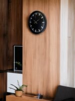 36 Cm Siyah Dekoaratif Duvar Saati - Görsel 2