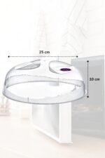 BUFFER® Mikrodalga Fırın Koruyucu Sızdırmaz Gıda Koruyucu Dayanıklı Yiyecek Isıtma Kapağı - Görsel 8