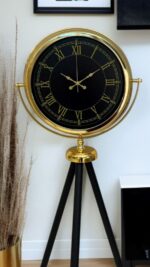 İhtişam Gold Tripod Ayaklı Saat - Görsel 3