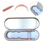 BUFFER® Bakır Oil Pulling Yağ Çekme Dil Plak Temizleme Aleti Dil Fırçası Sıyırıcı Dil Kaşığı - Görsel 3