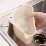 BUFFER® Vantuzlu Üçgen Sebze Meyve  Lavabo Raf Evye Süzgeç Sünger Tutucu Düzenleyici Mutfak Organize - Görsel 5
