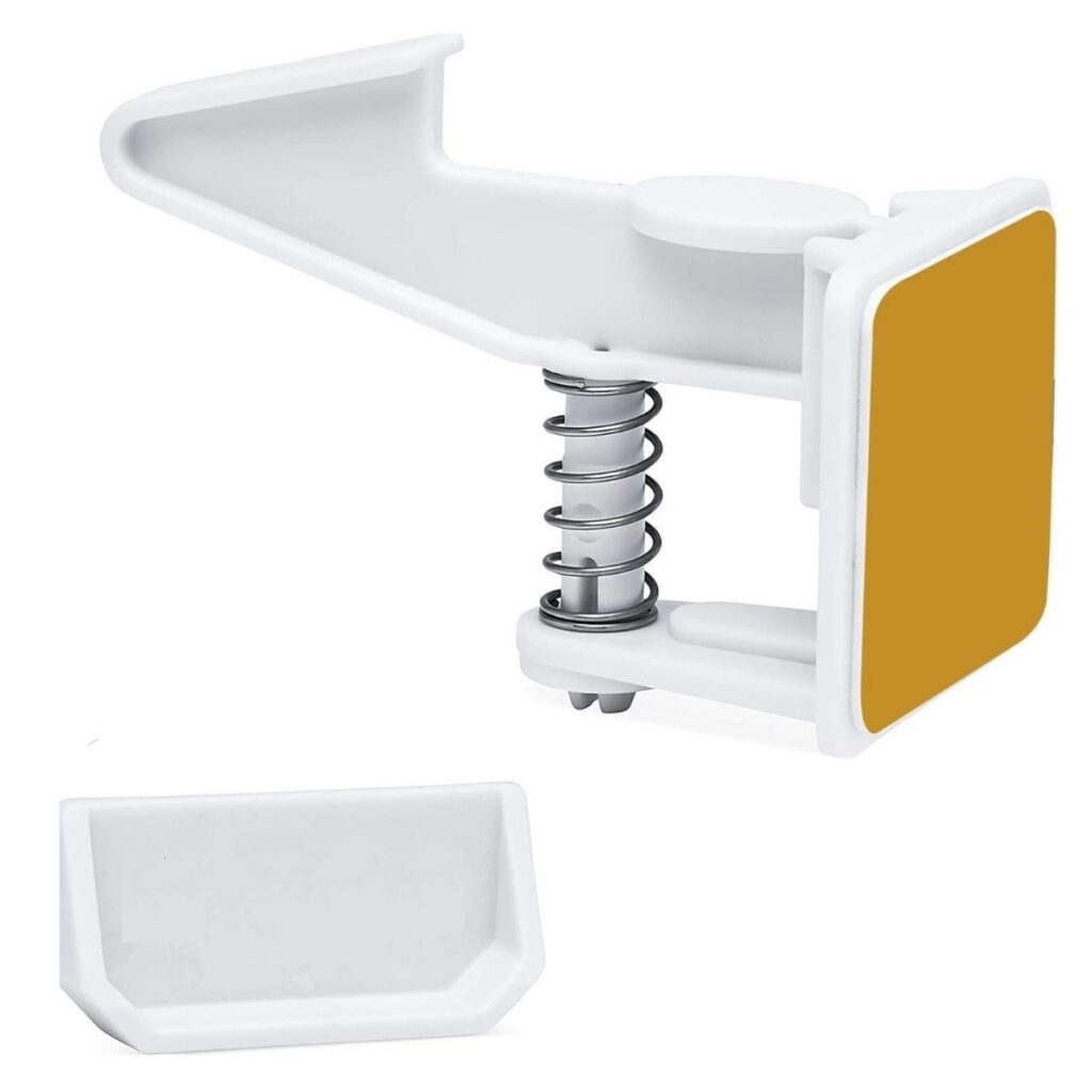 BUFFER® Bebek Çocuk Güvenliği Korumalı Yapışkan Çekmece ve Dolap İçin Tutucu Gizli Güvenlik Kilidi