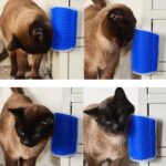 BUFFER®  Pratik Kedi Tüyü Kaşıma Ve Tarama Aparatı Duvara Monte Kaşıma Aleti - Görsel 6