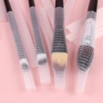 BUFFER® Makyaj Far Allık Kontür Eyeliner Fırça Malzemeleri Ürünleri Koruyucu File Kapak Örgü Kılıf S - Görsel 3