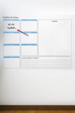 BUFFER® Haftalık Planlayıcı Manyetik Duvar Stickerı Takvim 56 cm x 70 cm - Görsel 3