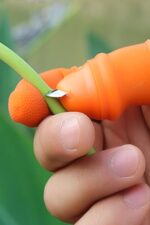 BUFFER® Silikon Parmak Koruyucu Meyve Toplama Aracı Bahçe Kesme Bıçak Eldiven - Görsel 8