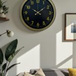 40 Cm Metal Eskitme Klasik Duvar Saati