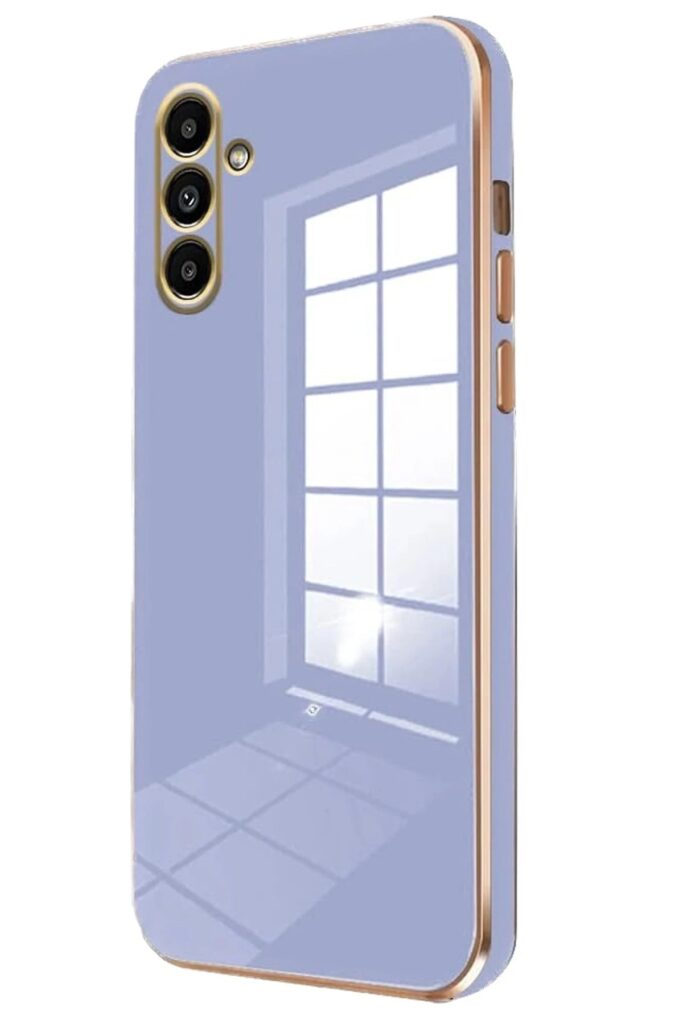 Mey İthalat®  Samsung Galaxy A25 5G Kılıf Volet Silikon - Mavi