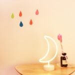 BUFFER® Dekoratif Pilli Ay Tasarımlı 3D Neon Led Masa Ve Gece Lambası - Görsel 7