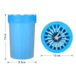 BUFFER® Silikon Jel Fırçalı Kedi Köpek Pati Ayak Yıkama Temizleme Kovası (Küçük) - Görsel 3