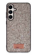 Mey İthalat®  Samsung Galaxy A55 5G Bright Simli Kapak - Gold