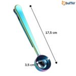 BUFFER® Mandallı Kahve Ölçü Kaşığı Renkli Çok Fonksiyonlu Paslanmaz Çelik Kaşık - Görsel 3