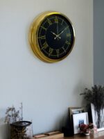 Luxury Gold 40 Cm Metal Duvar Saati - Görsel 2