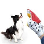 BUFFER® Kedi Köpek Yıkama Tüy Açıcı Düğüm Çözücü Plastik Tımar Masaj Eldiveni El Fırçası - Görsel 2