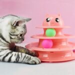 BUFFER® Tower Of Tracks Eğlenceli Üç Katlı Kedi Oyuncağı Seti Kedi Oyunu - Görsel 7