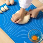 BUFFER® 45*65  cm Silikon Ölçekli Kullanımı Kolay Hamur Açma Matı Ekmek Mantı Makarna Hamuru Yoğurma - Görsel 3