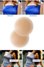 BUFFER® Silikon Göğüs Ucu Kapatıcı Gizleyici Bant Aparat  Nipple Pad - Görsel 7