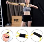 BUFFER® 8 Şeklinde Direnç Bandı Yoga Plates Ve Vücut Geliştirme Egzersiz Bandı - Görsel 3