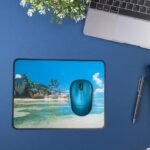 BUFFER® 25x32 cm Küçük Boy Mouse Pad Manzara Ada - Görsel 3