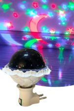 BUFFER® Kristal Gökyüzü Modlu Yıldızlı Hareketli 360 Derece Dönen Kristal Led Ampul - Görsel 2