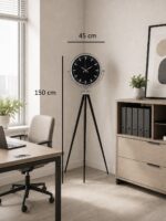 Krom Prime Modern Tripod Ayaklı Saat - Görsel 4