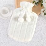 BUFFER® 2 Litre Ponponlu Peluş Sıcak Su Torbası 1.Sınıf Kauçuk Malzeme - Görsel 4