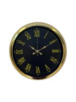 Noble Gold Black 40 Cm Metal Duvar Saati - Görsel 4