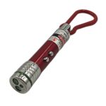 BUFFER®  3 Fonksiyonlu Kırmızı Beyaz Işıklı Led Lazer Kedi Köpek Oyuncak Anahtarlık - Görsel 2