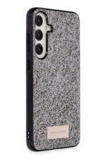 Mey İthalat®  Samsung Galaxy A25 5G Bright Simli Kapak - Gümüş - Görsel 2