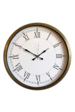 52 cm Eskitme Metal Retro Duvar Saati - Görsel 2