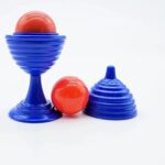 Mey İthalat® Mavi Renk Sihirli Kupa Top Kaybetme Oyunu 7 cm - Görsel 5