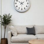40 cm Beyaz Metal Standart Duvar Saati