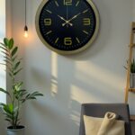 40 Cm Metal Eskitme Vintage Duvar Saati