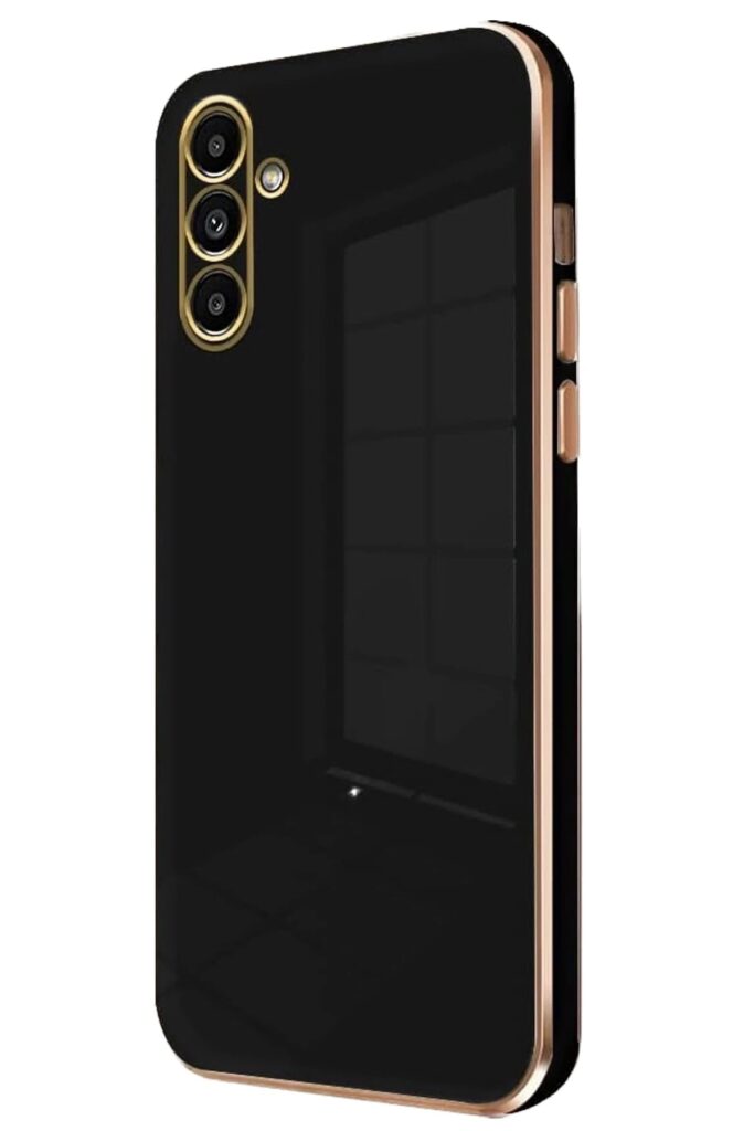 Mey İthalat®  Samsung Galaxy A25 5G Kılıf Volet Silikon - Siyah