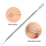 BUFFER® Paslanmaz Çelik Siyah Nokta Sivilce ve Akne Temizleyici Set 3lü Kit - Görsel 5