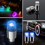 BUFFER® Araç ve Bisiklet İçin 2’li Mavi LED Hava Valfi Işık Kapakları–Gece Parlayan Lastik Lambası Sibop Kapağı - Görsel 2