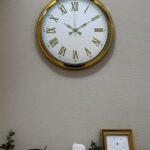 Royal White Gold 40 Cm Metal Duvar Saati
