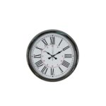 Silver Elegance 40 Cm Krom Metal Duvar Saati - Görsel 3